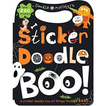 Sticker Doodle Boo! with 200+ Halloween Stickers