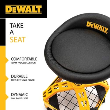 Dewalt Adjustable Shop Stool - Durable and Comfortable Seating