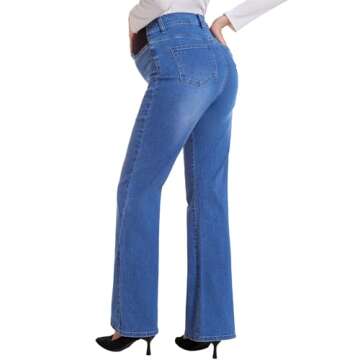 Stylish Maternity Flare Jeans for Comfort and Fit