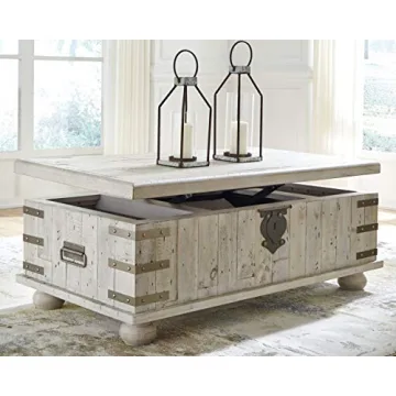 Carynhurst Rustic Lift Top Cocktail Table by Ashley Furniture