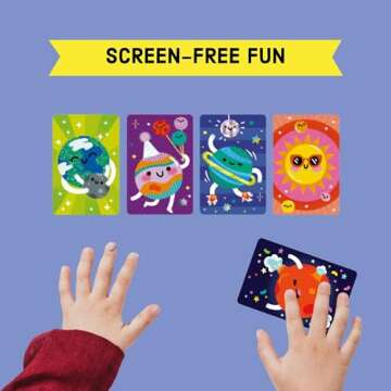 Mudpuppy Solar Snap! – Outer Space Version of Classic Kids Snap Card Game with Cute Illustrations of Planets for Children Ages 4 and Up, 2-4 Players