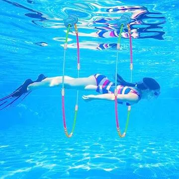 Forblader Pool Ring Set - Fun Swim-Thru Hoops for Kids