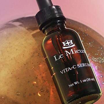 Le Mieux Vita-C Serum - Concentrated Vitamin C & Glutathione Antioxidant Facial Serum for Glowing Skin, Vit C Face Serum to Address the Appearance of Uneven Tone & Blotchiness (1 oz / 30 ml)