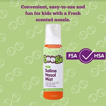 Boogie Baby Saline Spray - Soothing Nasal Relief Pack of 3