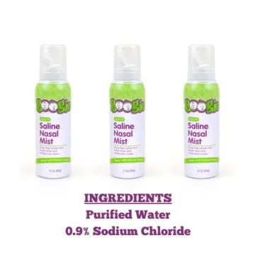 Boogie Baby Saline Spray - Soothing Nasal Relief Pack of 3