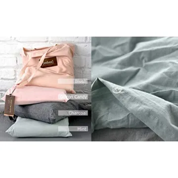 Eikei Washed Cotton Duvet Cover Set for Ultimate Comfort