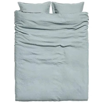 Eikei Washed Cotton Duvet Cover Set for Ultimate Comfort
