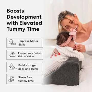 Burplee Baby Nursing Support - Gas Relief & Tummy Time Prop