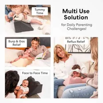 Burplee Baby Nursing Support - Gas Relief & Tummy Time Prop