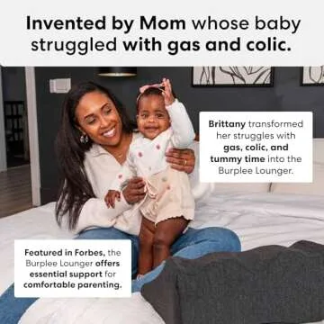 Burplee Baby Nursing Support - Gas Relief & Tummy Time Prop