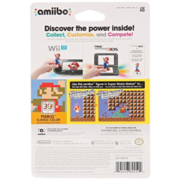 Classic Mario Amiibo - Perfect for Gamers and Collectors
