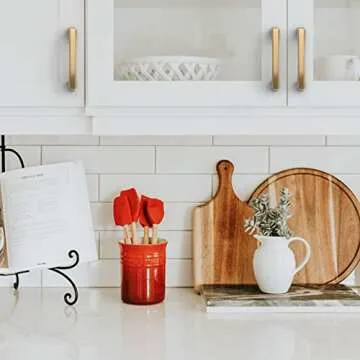 Asidrama 10 Pack 3 Inch(76mm) Champagne Bronze Kitchen Cabinet Handles, Brushed Brass Cabinet Pulls Kitchen Gold Cabinet Hardware for Cupboard Drawer Pulls