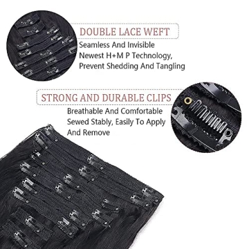 Pobokix Clip in Hair Extensions For Effortless Volume