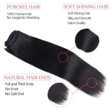 Pobokix Clip in Hair Extensions For Effortless Volume