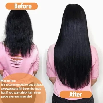 Pobokix Clip in Hair Extensions For Effortless Volume