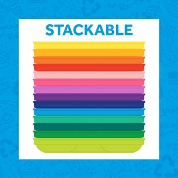 Durable Deep Walled Divided Plates for Kids - Re-Play