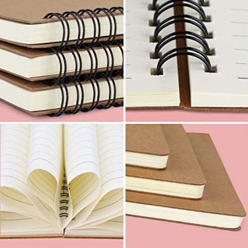 EUSOAR Spiral Notebooks 3 Pack B5, Premium Craft, 120 Pages