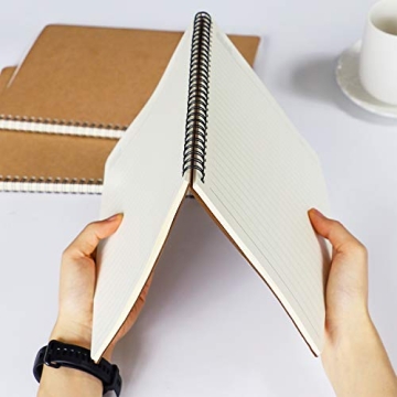 EUSOAR Spiral Notebooks 3 Pack B5, Premium Craft, 120 Pages