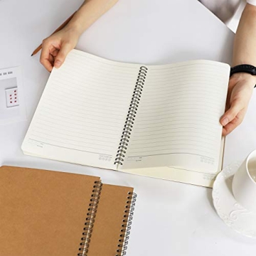 EUSOAR Spiral Notebooks 3 Pack B5, Premium Craft, 120 Pages