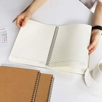 EUSOAR Spiral Notebooks 3 Pack B5, Premium Craft, 120 Pages