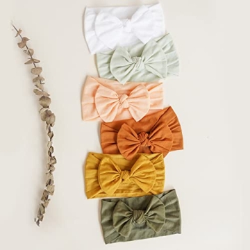 Prohouse Baby Nylon Headbands - 21PCS Soft & Stretchy