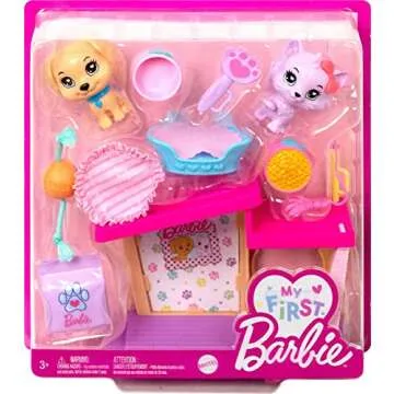 Barbie My First Accessories Pet Care Set for Kids