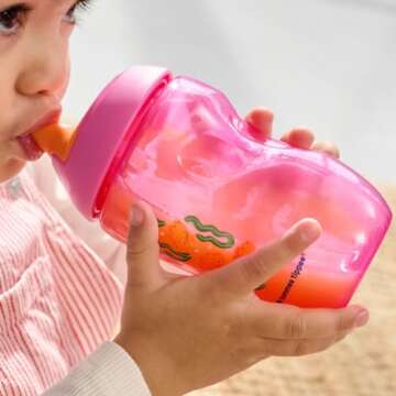 Tommee Tippee Sporty Bottle, Sippy Cup for Toddlers, 12 Months+, 10oz, Spill-Proof, Bite Resistant S...