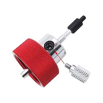 ARusyna Airsoft Propane Filling Adapter Green Gas Tank Connector Valve with Silicone Oil Port Gas Adapter