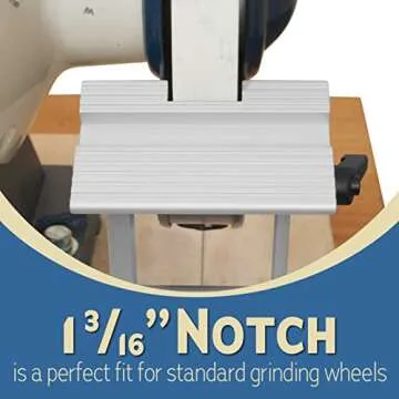 Peachtree Adjustable Tool Rest Jig for Bench Grinders