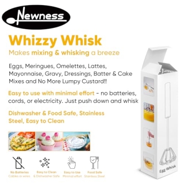 Newness Whizzy Whisk - Versatile Kitchen Tool for All