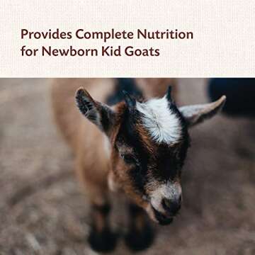 Manna Pro Goat Kid Colostrum Supplement - Feed for First 24 Hours of Life - Helps Promote Healthy Development - Fortified with Vitamins & Minerals - 8 Ounces