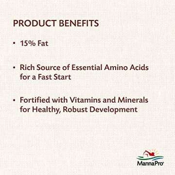 Manna Pro Goat Kid Colostrum Supplement - Feed for First 24 Hours of Life - Helps Promote Healthy Development - Fortified with Vitamins & Minerals - 8 Ounces