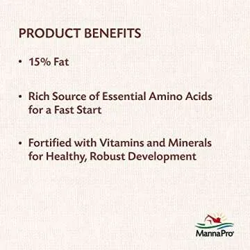 Manna Pro Goat Kid Colostrum Supplement - Feed for First 24 Hours of Life - Helps Promote Healthy Development - Fortified with Vitamins & Minerals - 8 Ounces