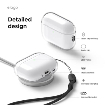 elago Clear Case for AirPods Pro 3 - Slim & Protective