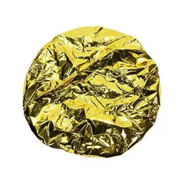 Tupalizy 4PCS Deep Conditioning Heat Cap Aluminum Foil Shower Cap for Women Natural Hair Dying Lifting Color Hot Oil Treatments Processing Caps for Nourishing Hair Salon Spa Home Use, Gold and Silver