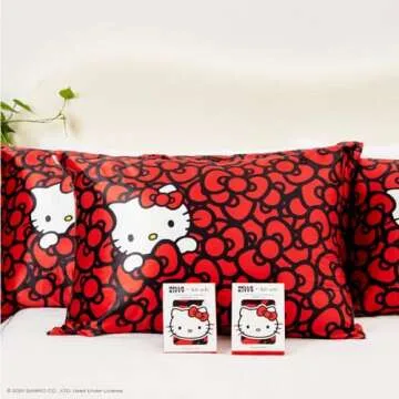 Kitsch x Hello Kitty Satin Pillowcase - King Size Luxury