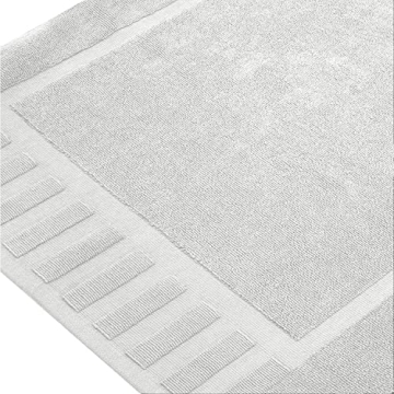 Cotton White Classic Bath Mats & Towel Set at Best Price
