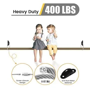 Booda Brand Furniture Anchors (10 Pack) Anti Tip Furniture Straps for Baby Proofing, 400lbs Tension Earthquake Resistant Metal Straps, Furniture Wall Anchor Prevent Baby Pet from Falling Furniture