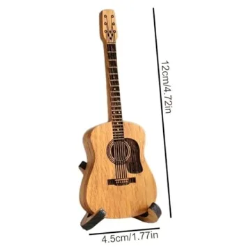 Sheremart Acoustic Guitar Box with Picks & Stand