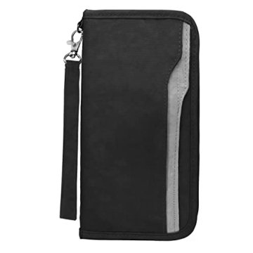 ZOPPEN Passport Holder Family Women/Men, Travel Wallet RFID Passport Wallet Travel Essentials Docume...