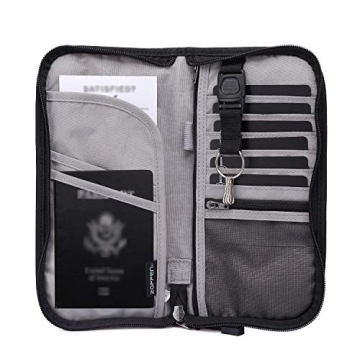 ZOPPEN Passport Holder Travel Essentials Organizer for All