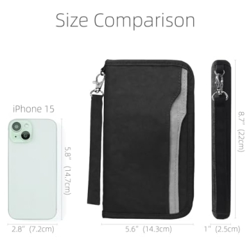 ZOPPEN Passport Holder Travel Essentials Organizer for All