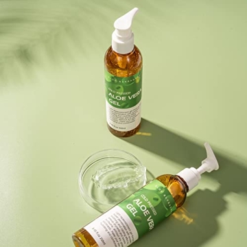 Benatu Aloe Vera Gel for Face and Hair, Pure and Hydrating