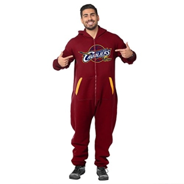 Cleveland Cavaliers Team Logo Klew Suit - Maroon - Small