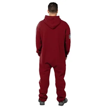 FOCO Cleveland Cavaliers Logo Suit - Maroon and Cozy