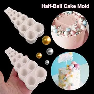 Mini Pearl Fondant Mold for Perfect Cake Designing