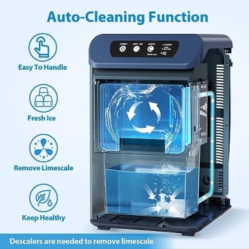 Aeitto Nugget Ice Maker - High Capacity & Easy Clean