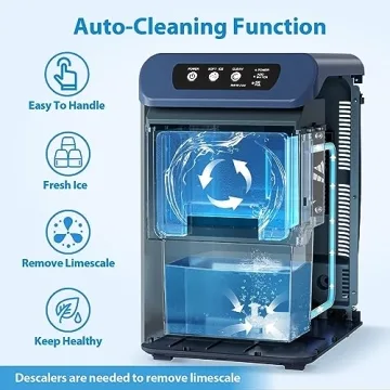 Aeitto Nugget Ice Maker - High Capacity & Easy Clean