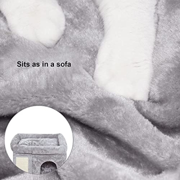 Compact SYANDLVY Small Cat Tree for Cozy Homes