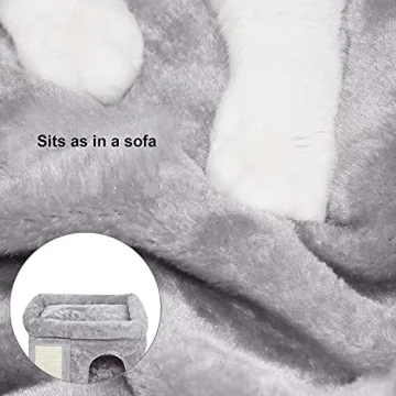 Compact SYANDLVY Small Cat Tree for Cozy Homes